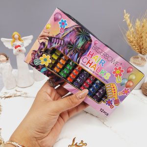 پک 12 عددی گچ مو شانه ای HAIR CHALK