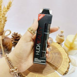 خط چشم مشکی و هاشور ابرو قهوه ای دو کاره پرطرفدار هدی بیوتی HUDABEAUTY کد HMB002