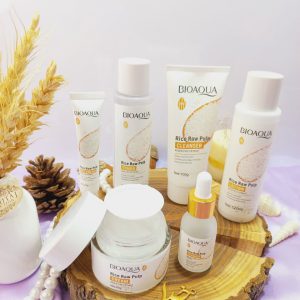 خرید پک تخصصی مراقبتی پوستی 6 تایی عصاره برنج بیوآکوا BIOAQUA اورجینال کد BQY79713