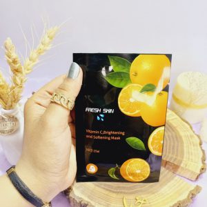 ماسک ورقه ای ویتامین سی پرتقال فرش اسکین FRESH SKIN کد 1355