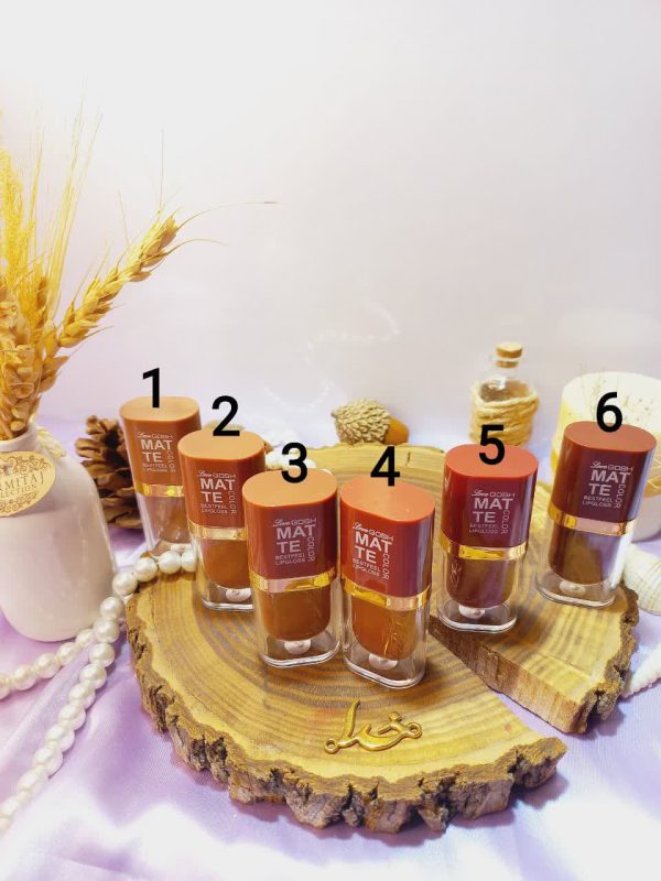 انواع رژ لب مایع مات لاو گاش LOVE GOSH MATTE کدGL 6076