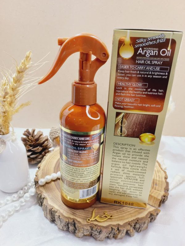 اسپری دو فاز مدل روغن آرگان Argan oil حجم 250 میل برند راکو RAKO اصلی کد RK1048 5